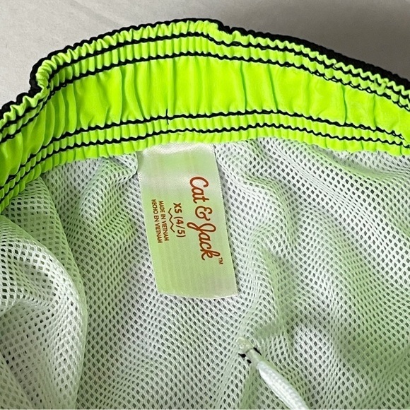 ✨NEW✨ CAT & JACK Boys' Dino Print Swim Trunks in Gray - XS (4/5) - Picture 7 of 12